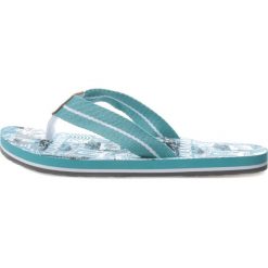 Salamander Sun Japonki Niebieski. Niebieskie klapki damskie Salamander, w paski, ze skóry, bez obcasa. Za 223,95 zł.