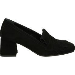 Czółenka - 406 CAM NERO. Czarne buty ślubne damskie Venezia, ze skóry. Za 249,00 zł.