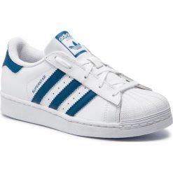 Buty adidas - Superstar C F34164 Ftwwht/Ftwwht/Legmar. Białe półbuty dziewczęce marki Adidas, na sznurówki. Za 249,00 zł.