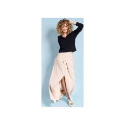 LEGENDARNA HELEN - SPÓDNICA MAXI - NUDE. Brązowe spódniczki damskie marki Madnezz, xl, bez wzorów, maxi. Za 179,00 zł.