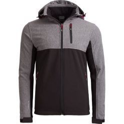 Softshell męski SFM601 - średni szary melanż - Outhorn. Szare kurtki sportowe męskie Outhorn, na lato, m, bez wzorów, z poliesteru, bez kaptura. W wyprzedaży za 109,99 zł.