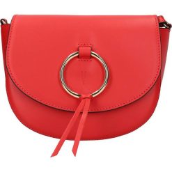 Torebki klasyczne damskie: Skórzana torebka „Passy” w kolorze czerwonym – 19,5 x 8 x 17 cm
