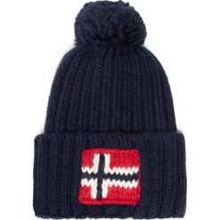 Czapka NAPAPIJRI - Semiury 3 NP0A4EMB Blu Marine 176. Niebieskie czapki damskie Napapijri, na zimę, bez wzorów, z wiskozy. Za 189,00 zł.