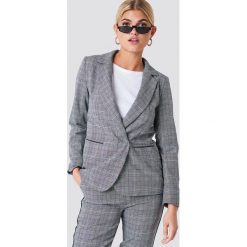 Rut&Circle Marynarka w kratkę - Grey. Szare marynarki damskie Rut&Circle, w kratkę. W wyprzedaży za 121,47 zł.