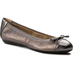 Baleriny GEOX - D Lola 2Fit C D643DC 0MAKY C9F1G Dk Grey/Gun. Pomarańczowe baleriny damskie Geox, bez wzorów, ze skóry, klasyczne, bez obcasa, na płaskiej podeszwie. W wyprzedaży za 239,00 zł.