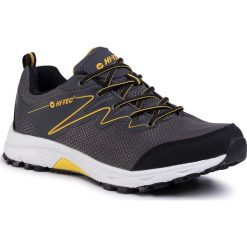 Trekkingi HI-TEC - Gosen AVS-SS20-HT-01-Q1 Black/Dark Grey/Corn. Szare trapery męskie Hi-tec, ze skóry ekologicznej, bez zapięcia. W wyprzedaży za 199,00 zł.