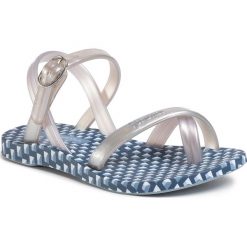 Sandały IPANEMA - Fashion Sd VII Kids 82767 Blue/Silver 23412. Szare sandały dziewczęce Ipanema, z tworzywa sztucznego, bez zapięcia. Za 89,99 zł.