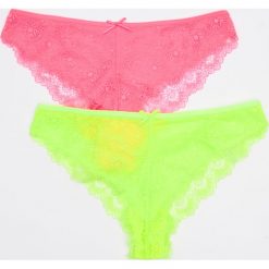 Koronkowe majtki hipster - Wielobarwny. Majtki damskie Sinsay, s, z koronki. Za 14,99 zł.