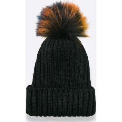 Answear - Czapka Blossom Mood. Czarne bez kategorii ANSWEAR, z dzianiny. W wyprzedaży za 39,90 zł.