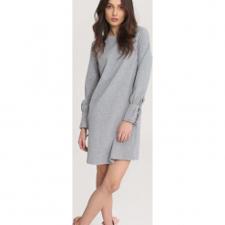 Szara Sukienka Cognition. Szare sukienki other, l, midi. Za 79,99 zł.