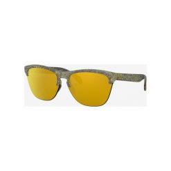 Oakley Frogskins™ Lite Okulary przeciwsłoneczne Czarny Złoty. Żółte okulary przeciwsłoneczne męskie Oakley, z materiału. Za 476,95 zł.