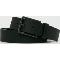 Calvin Klein - Pasek skórzany. Czarne paski męskie Calvin Klein, w paski, ze skóry. Za 169,90 zł.