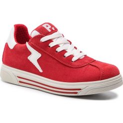 Sneakersy PRIMIGI - 3383011 S Red. Czerwone trampki chłopięce Primigi, bez wzorów, ze skóry, na sznurówki. W wyprzedaży za 189,00 zł.