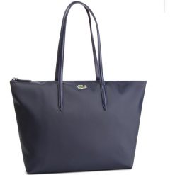 Torebka LACOSTE - L Shopping Bag NF1888PO Eclipse 141. Niebieskie torebki klasyczne damskie Lacoste, bez wzorów, ze skóry ekologicznej, klasyczne, na ramię, bez dodatków. Za 419,00 zł.