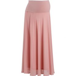 Długa spódnica ciążowa bonprix jasny koralowy. Czerwone spódnice ciążowe bonprix, z dżerseju, moda ciążowa, maxi. Za 89,99 zł.