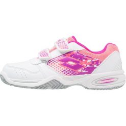 Buty sportowe chłopięce: Lotto TSTRIKE IV Obuwie do tenisa Outdoor white/purple jam