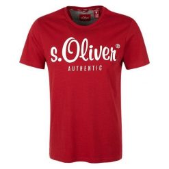S.Oliver T-Shirt Męski, Xl, Czerwony. Czerwone t-shirty męskie marki S.Oliver, s. Za 60,00 zł.
