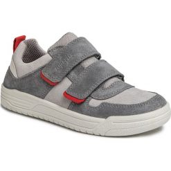 Sneakersy SUPERFIT - 6-06051-25 S Hellgrau/Rot. Szare trampki chłopięce Superfit, bez wzorów, ze skóry, na rzepy. Za 299,00 zł.