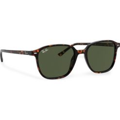 Okulary przeciwsłoneczne RAY-BAN - Leonard 0RB2193 902/31 Brown/Green. Pomarańczowe okulary przeciwsłoneczne damskie Ray-Ban, z tworzywa sztucznego. Za 589,00 zł.