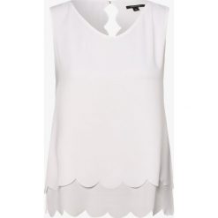 Comma - Top damski, beżowy. Brązowe topy damskie comma, bez wzorów, bez kołnierzyka. Za 229,95 zł.