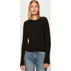 Only - Sweter. Czarne swetry damskie ONLY, s, bez wzorów, z poliesteru, z długim rękawem, długie, bez kaptura. Za 129,90 zł.