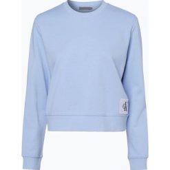 Bluzy damskie: Calvin Klein Jeans – Damska bluza nierozpinana, niebieski