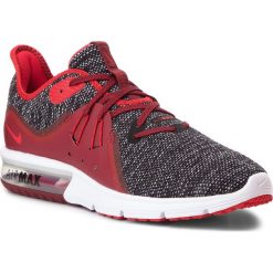 Buty NIKE - Air Max Sequent 3 921694 015 Black/University Red/White. Czerwone buty do biegania męskie Nike, z materiału, nike air max. W wyprzedaży za 329,00 zł.