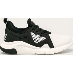 EA7 Emporio Armani - Buty. Czarne buty sportowe damskie EA7 Emporio Armani, z gumy. W wyprzedaży za 469,90 zł.