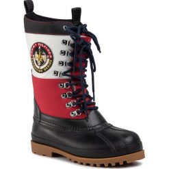 Trapery TOMMY JEANS - Heritage Duckboot EN0EN00664 Rwb 020. Czarne trapery damskie Tommy Jeans, z jeansu, bez obcasa, bez zapięcia. Za 699,00 zł.