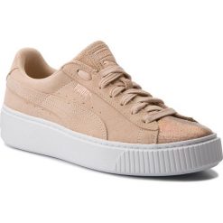 Sneakersy PUMA - Suede Platform LunaLux 366111 02 Cream Tan. Półbuty damskie Puma. W wyprzedaży za 279,99 zł.