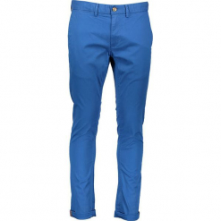 Spodnie chino - Skinny fit - w kolorze niebieskim. Niebieskie bez kategorii Ben Sherman, w paski, z materiału. W wyprzedaży za 173,95 zł.