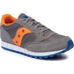 Sneakersy SAUCONY - Jazz Original SK261576 Grey/Orange/Blue. Szare trampki chłopięce Saucony, bez wzorów, ze skóry, na sznurówki. W wyprzedaży za 149,00 zł.