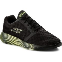 Buty SKECHERS - Go Run 600 55067/BKLM Black/Lime. Czarne buty sportowe męskie Skechers, z tworzywa sztucznego, bez zapięcia, na fitness i siłownię. Za 299,99 zł.