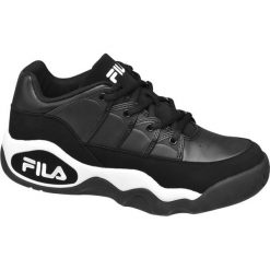 Sneakersy męskie Fila czarne. Czarne sneakersy męskie Fila, bez zapięcia. Za 199,90 zł.