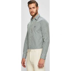 Polo Ralph Lauren - Koszula. Zielone koszule męskie Polo Ralph Lauren, xxl, bez wzorów, z bawełny, eleganckie, polo, z długim rękawem. W wyprzedaży za 379,90 zł.