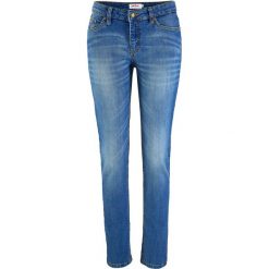 Boyfriendy damskie: Wygodne dżinsy ze stretchem SKINNY bonprix niebieski