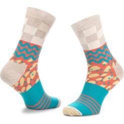 Skarpetki męskie: Skarpety Wysokie Unisex HAPPY SOCKS – MIM01-1000 Kolorowy