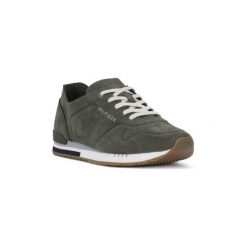 Buty Tommy Hilfiger 010 PREMIUM. Zielone trampki męskie TOMMY HILFIGER, bez wzorów, bez zapięcia. Za 400,09 zł.