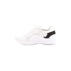 Buty Calvin Klein Jeans F1279. Szare trampki męskie Calvin Klein Jeans, bez wzorów, z jeansu, bez zapięcia. Za 583,53 zł.