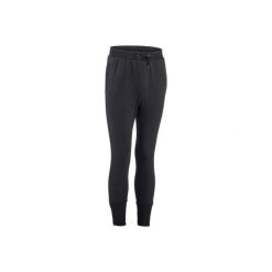 Spodnie dresowe Gym & Pilates 520 męskie. Czarne spodnie męskie marki DOMYOS, xs, bez wzorów, z elastanu. W wyprzedaży za 44,99 zł.