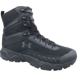 Czarne Buty Under Armour Valsetz 2.0 M 1296756-001. Czarne buty sportowe męskie Under Armour, ze skóry, bez zapięcia, wspinaczkowe. W wyprzedaży za 499,00 zł.