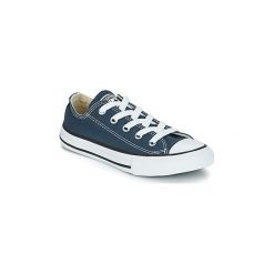 Buty Dziecko Converse CHUCK TAYLOR ALL STAR CORE OX. Niebieskie trampki dziewczęce Converse, bez wzorów, bez zapięcia. Za 159,20 zł.