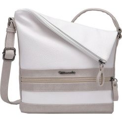 Tamaris Torebka Crossbody Smirne Hobo Bag 2931191-197 White Grzebień. Białe torebki klasyczne damskie Tamaris, bez wzorów, bez dodatków. W wyprzedaży za 168,00 zł.