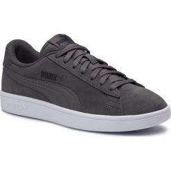 Sneakersy PUMA - Smash v2 364989 32 Casterock/Puma Black/White. Szare sneakersy męskie Puma, na co dzień, bez wzorów, ze skóry, bez zapięcia. Za 249,99 zł.