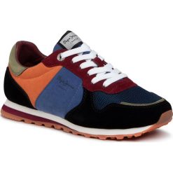 Sneakersy PEPE JEANS - Verona W Multi PLS31034 Black 999. Czarne półbuty damskie Pepe Jeans, na co dzień, bez wzorów, z jeansu, bez obcasa, na płaskiej podeszwie, bez zapięcia. Za 329,00 zł.