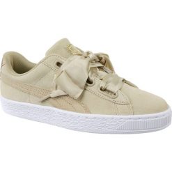 Puma Basket Heart Metallic Safari 364083-01 40 Beżowe. Brązowe buty sportowe damskie Puma, bez wzorów, ze skóry, sportowe. W wyprzedaży za 239,99 zł.
