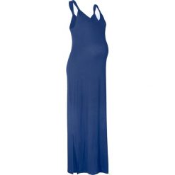 Sukienka ciążowa shirtowa bonprix kobaltowy. Niebieskie sukienki damskie bonprix, z wiskozy. Za 54,99 zł.