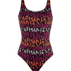 Strój kąpielowy Armani Exchange 943005 0P500 73120. Czarne stroje kąpielowe damskie Armani Exchange, m, bez wzorów, z elastanu. Za 429,00 zł.