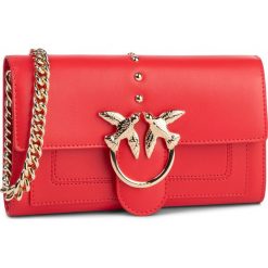 Torebka PINKO - Love Wallet Simply C PE 20 PLTT 1P21KV Y5FF Red R24. Czerwone torebki klasyczne damskie Pinko, bez wzorów, ze skóry, wizytowe, bez dodatków. Za 779,00 zł.