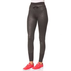Legginsy: Legginsy w kolorze czarno-antracytowym